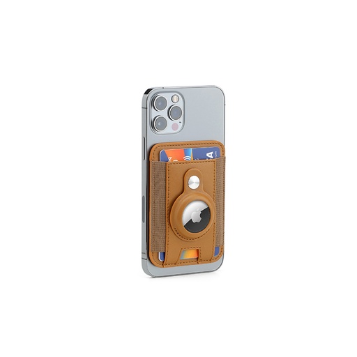 MARZ - Santhome Airtag Cardholder - Tan