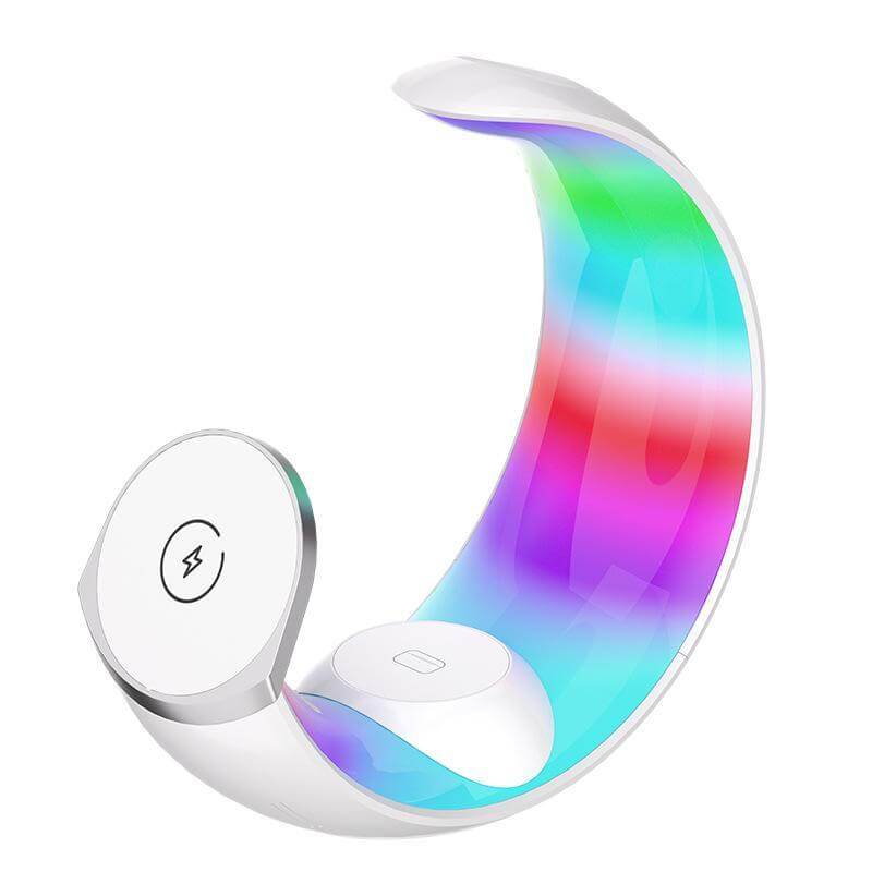 NEXO - Giftoloy 3-in-1 Wireless Charger with Night Light - White