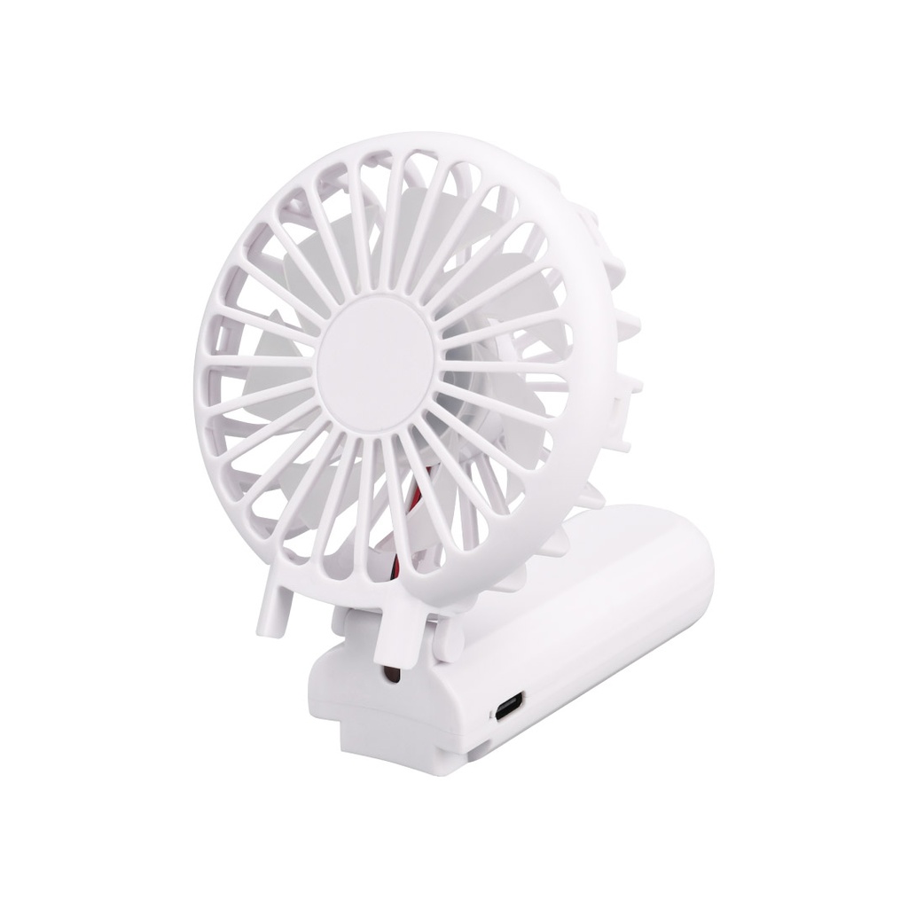 ROTO - Rechargeable Foldable Handheld Fan - White 