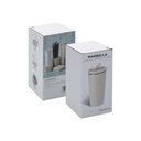 MARBELLA - Hans Larsen Double Wall Tumbler with Sip Lid 600 ml - Sand