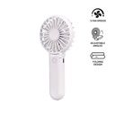 [WNFN 9231] ROTO - Rechargeable Handheld Fan with Foldable Desk Stand - White 