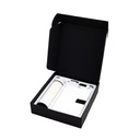 ORION SET - Giftology Set of Temperature Flask, Notebook, Pen and Keychain - White