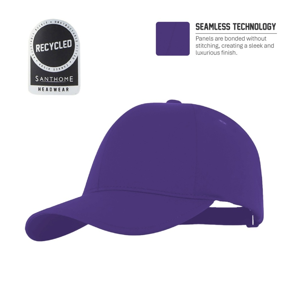 PEAK - Santhome® DryNCool® Advanced Seamless 6-Panel Cap - Purple